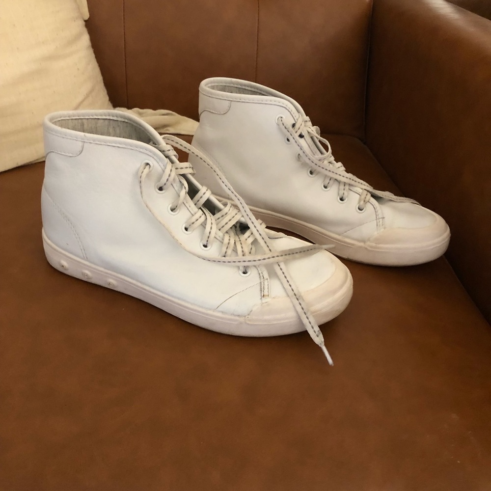 Rag & Bone Leather High Top Sneakers